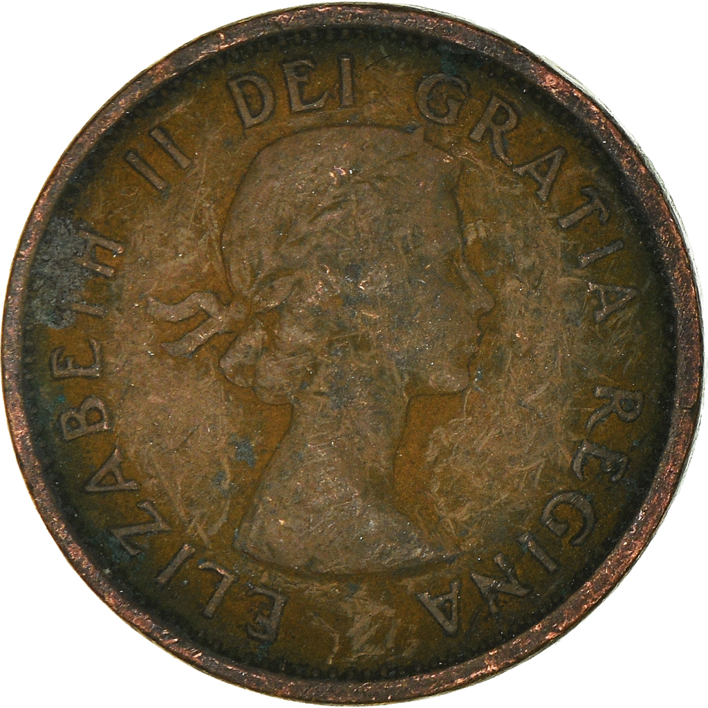 Moneda, Canadá, Cent, 1956