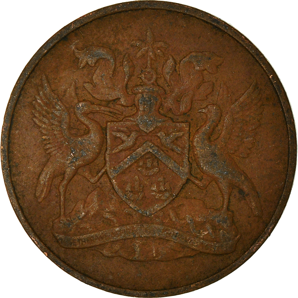 Moneda, TRINIDAD & TOBAGO, 5 Cents, 1966