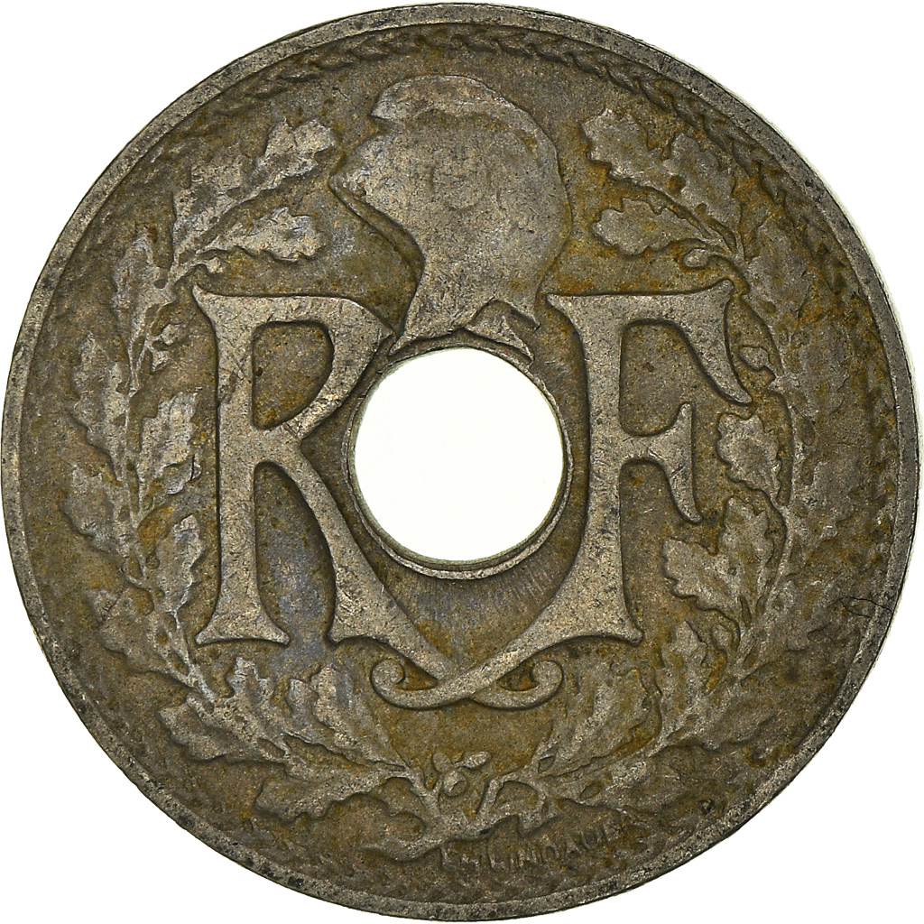 Moneda, Francia, 5 Centimes, 1919