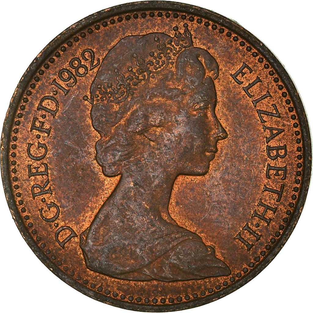 Moneda, Gran Bretaña, Penny, 1982