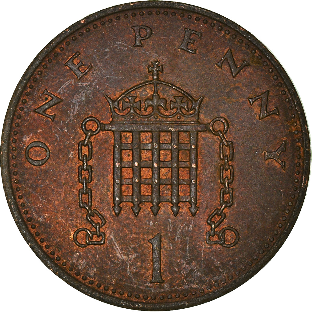Moneda, Gran Bretaña, Penny, 1982
