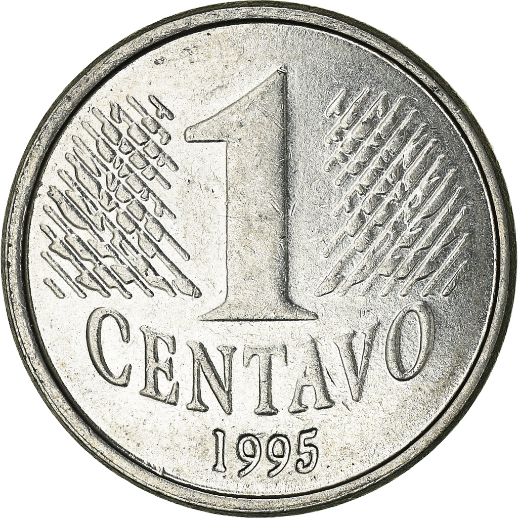 Moneda, Brasil, Centavo, 1995