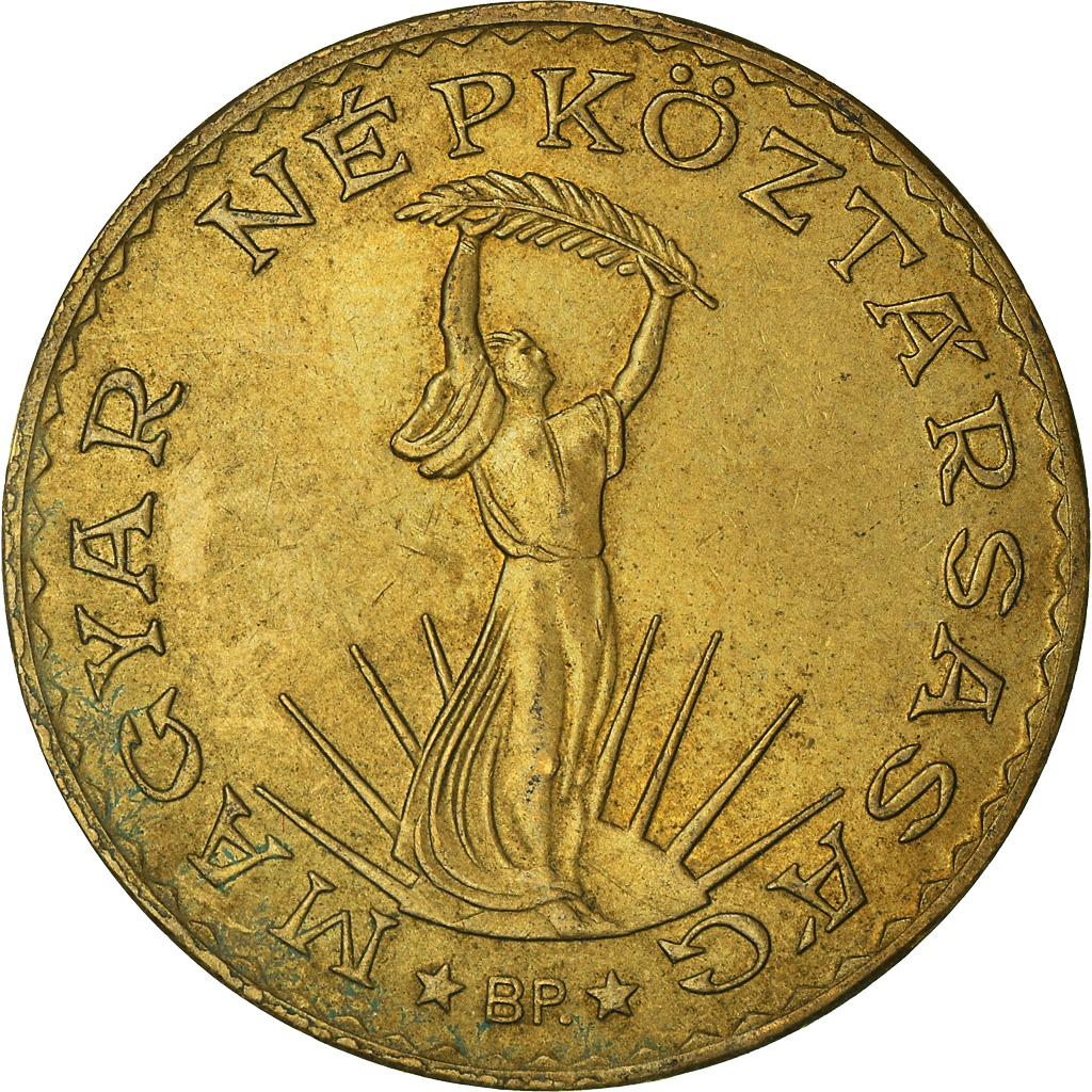 Moneda, Hungría, 10 Forint, 1985