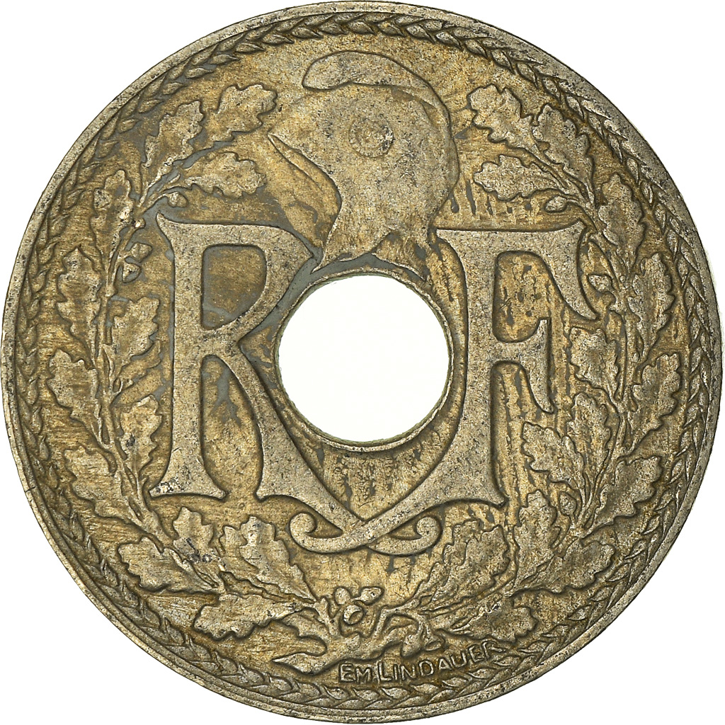 Moneda, Francia, 10 Centimes, 1938