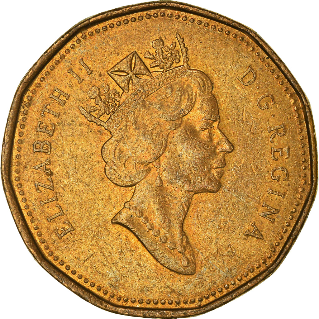 Moneda, Canadá, Dollar, 1993