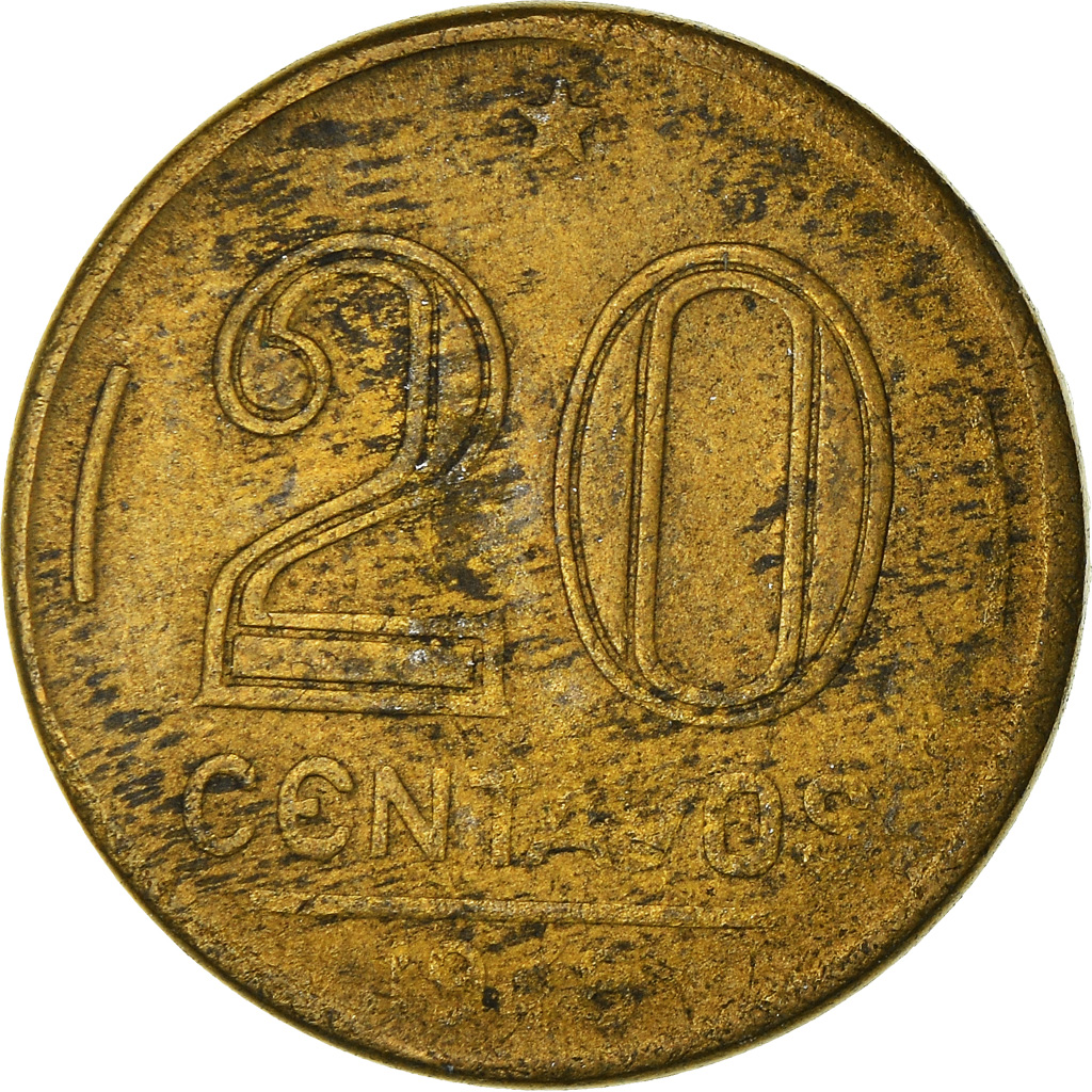 Moneda, Brasil, 20 Centavos, 1948