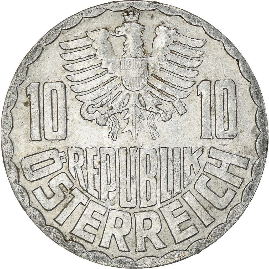 Moneda, Austria, 10 Groschen, 1963