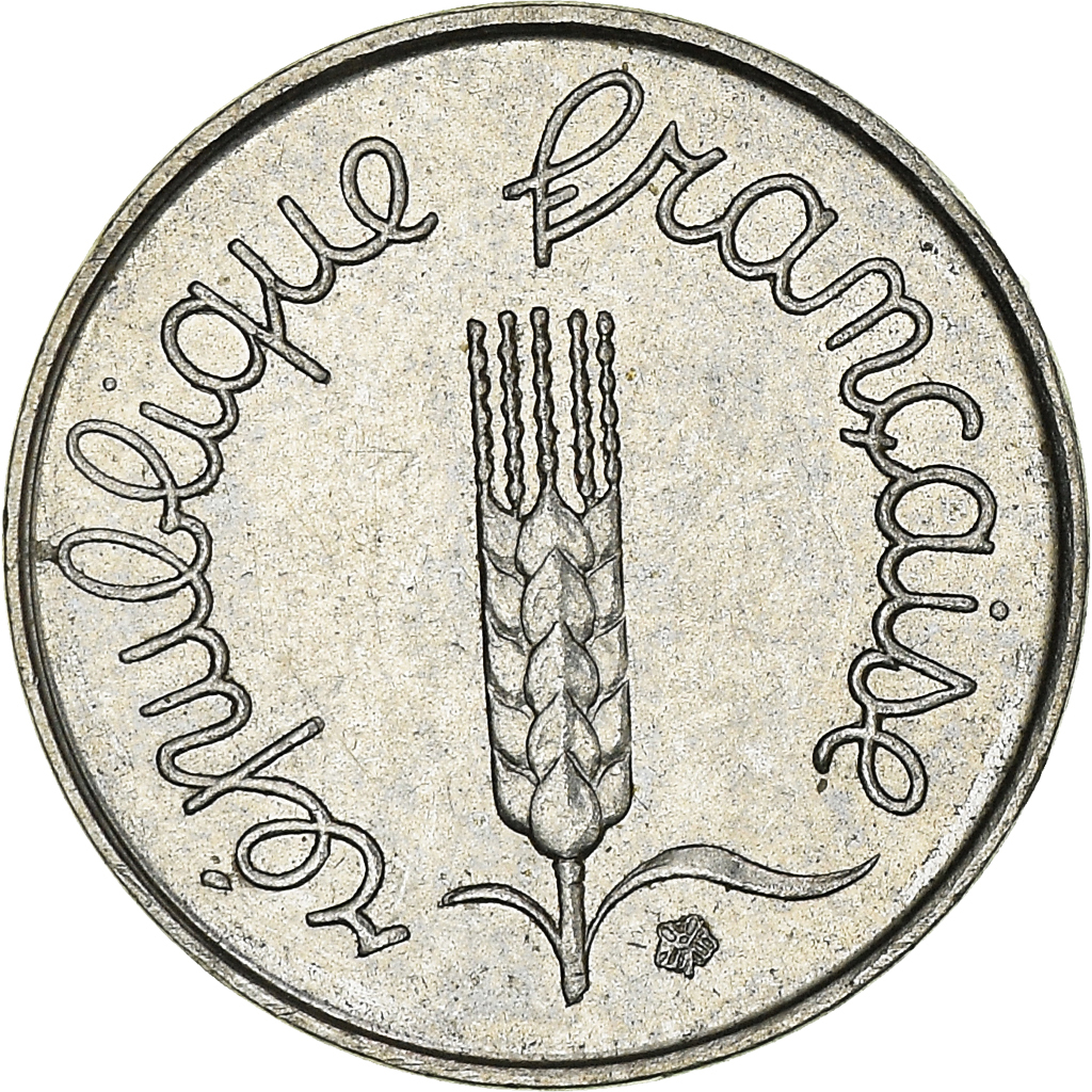 Moneda, Francia, Centime, 1964