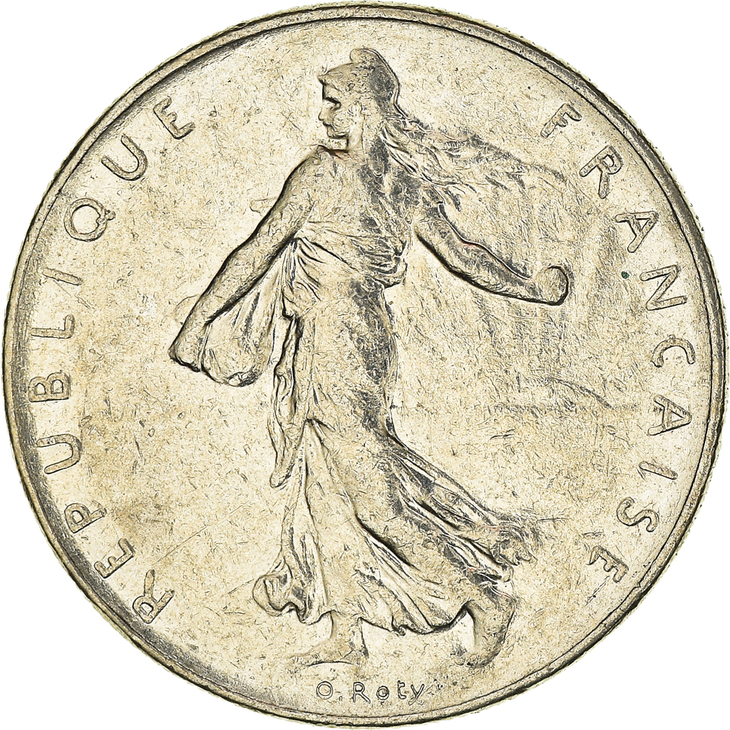Moneda, Francia, Franc, 1977