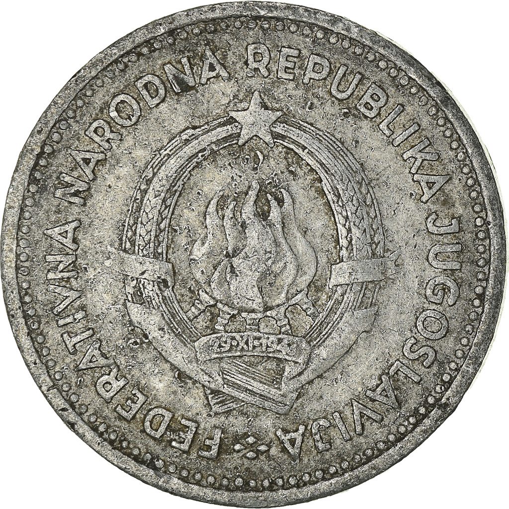 Moneda, Yugoslavia, 2 Dinara, 1953