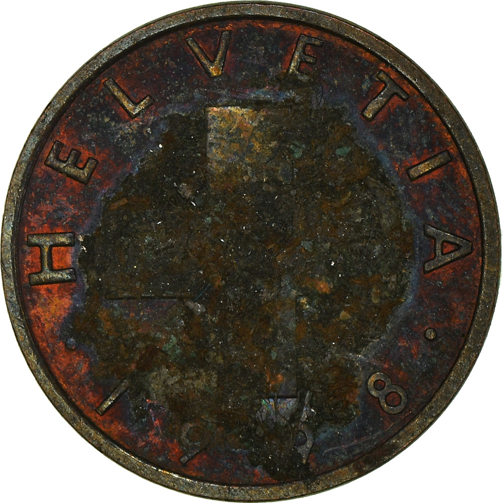 Moneda, Suiza, Rappen, 1998