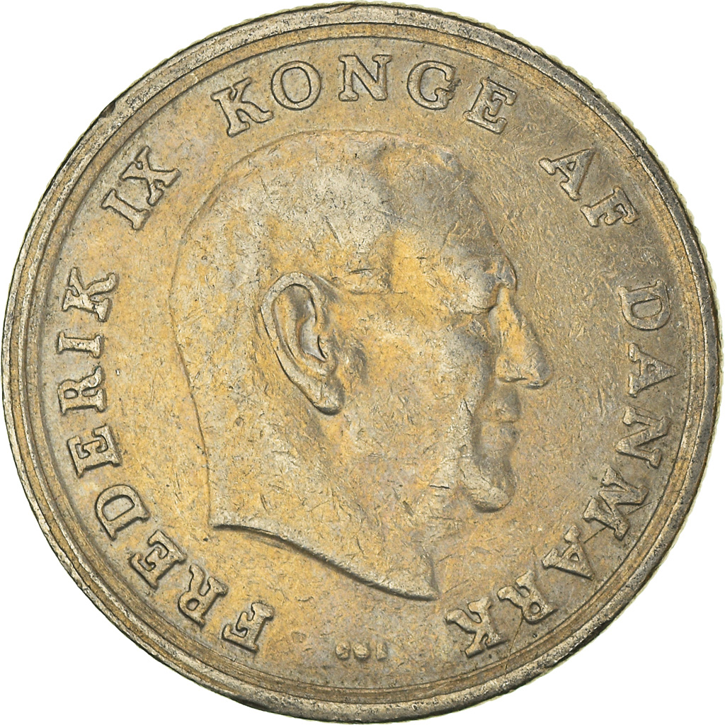 Moneda, Dinamarca, Krone, 1967