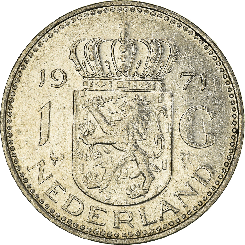 Moneda, Países Bajos, Gulden, 1971