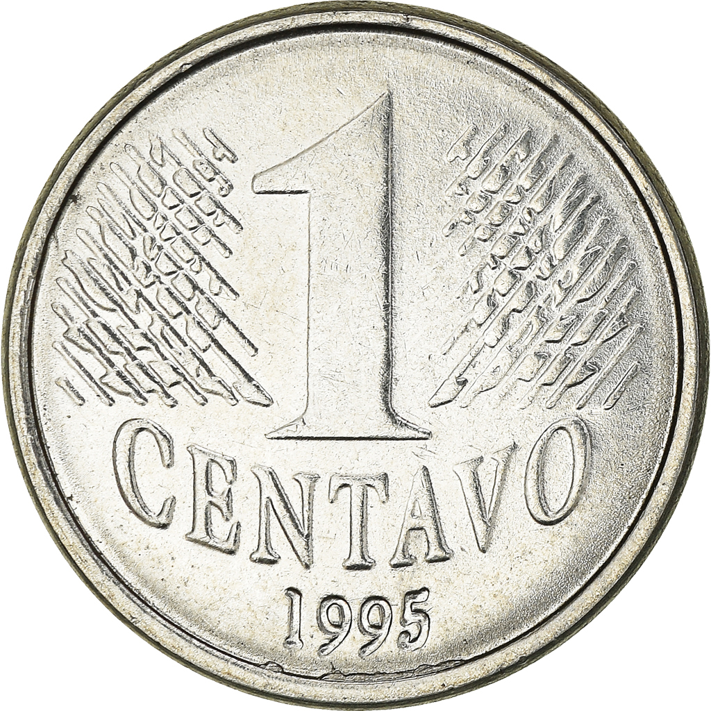 Moneda, Brasil, Centavo, 1995