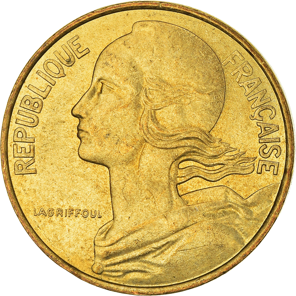 Moneda, Francia, 10 Centimes, 1978