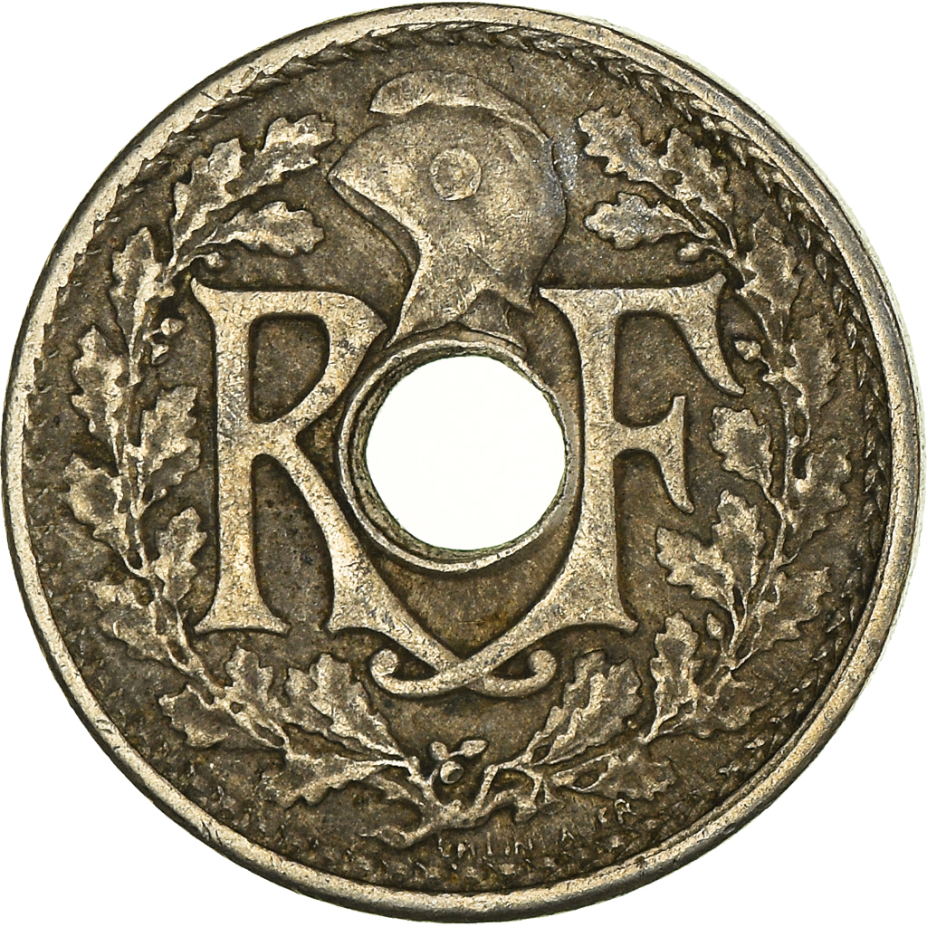 Moneda, Francia, 5 Centimes, 1925