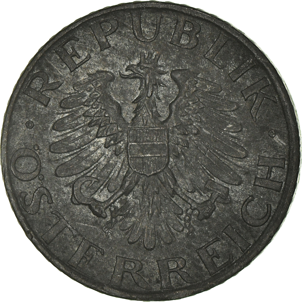 Moneda, Austria, 5 Groschen, 1975