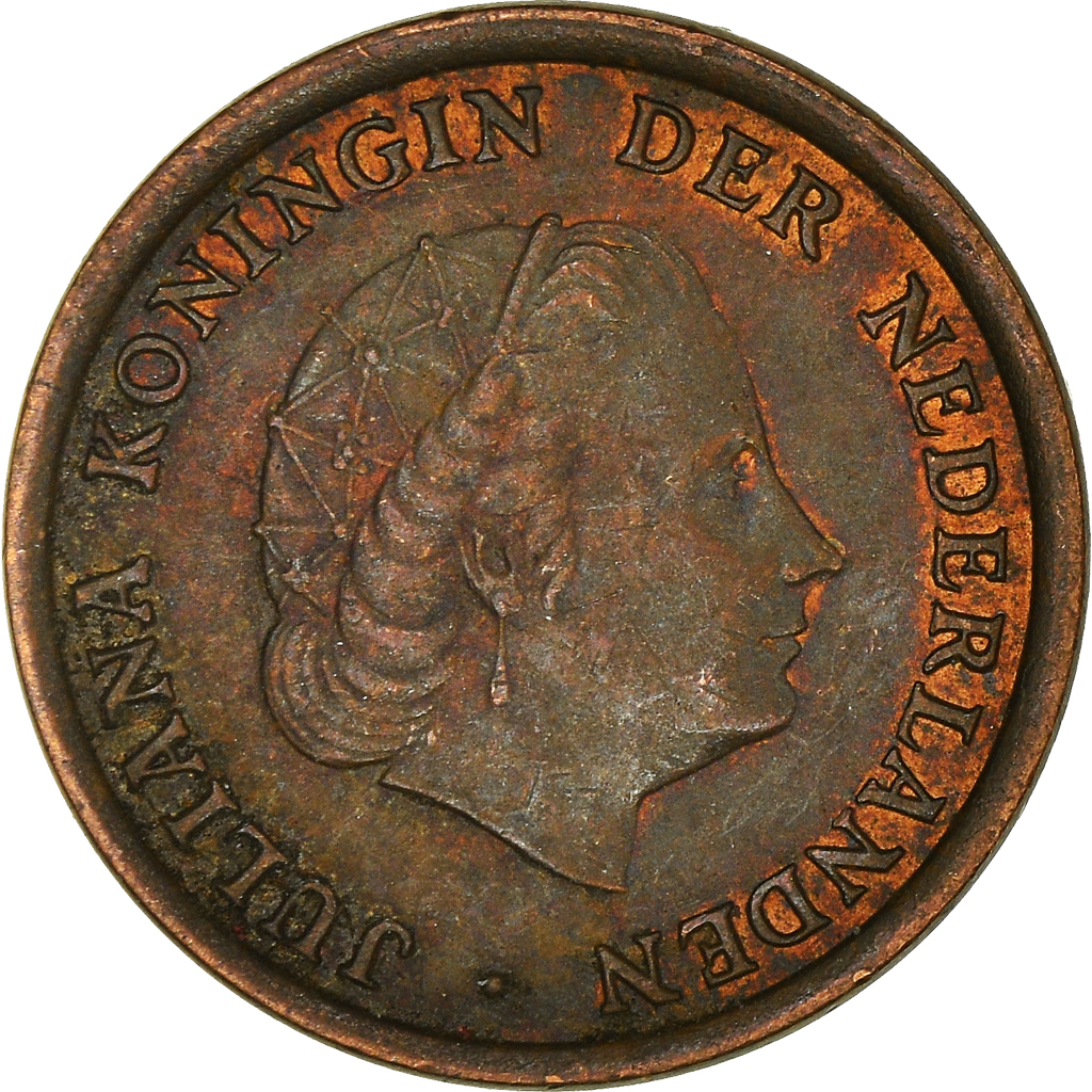 Moneda, Países Bajos, Cent, 1955