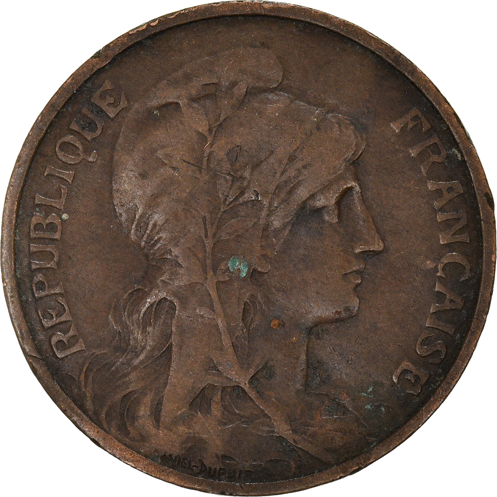 Moneda, Francia, 5 Centimes, 1913