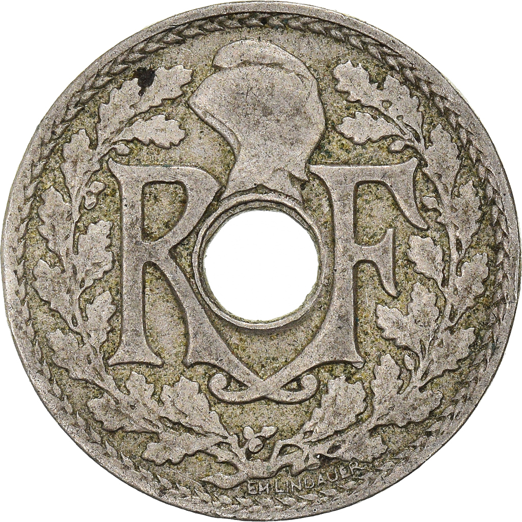 Moneda, Francia, 5 Centimes, 1921
