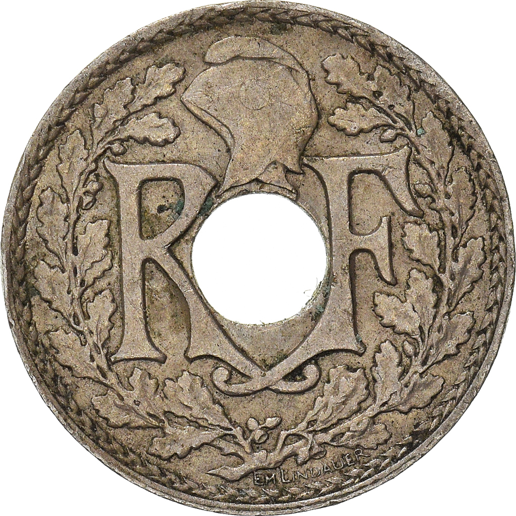 Moneda, Francia, 5 Centimes, 1938