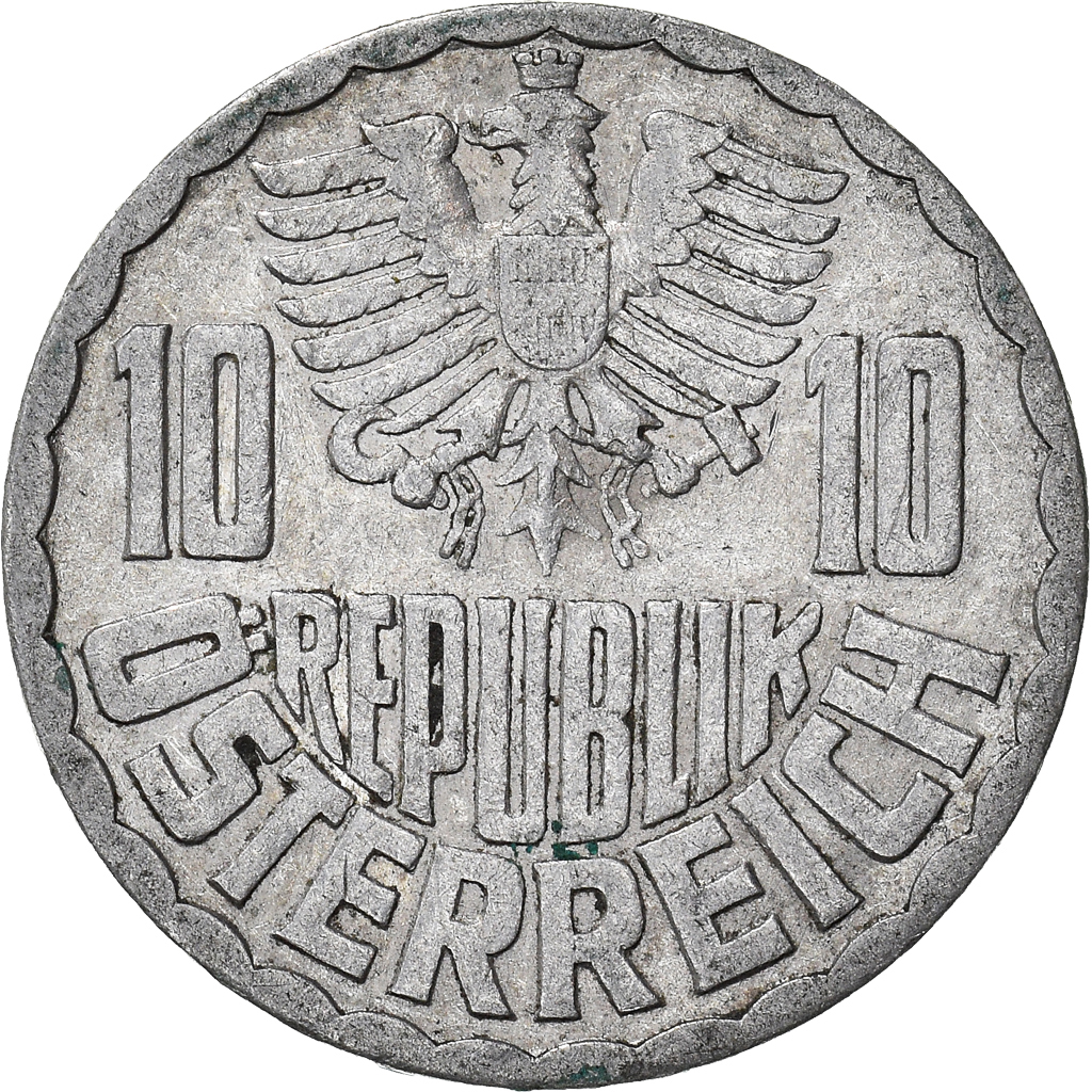Moneda, Austria, 10 Groschen, 1959