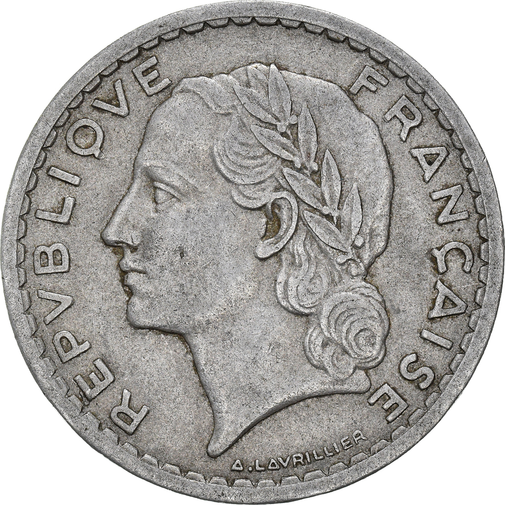 Moneda, Francia, 5 Francs, 1949