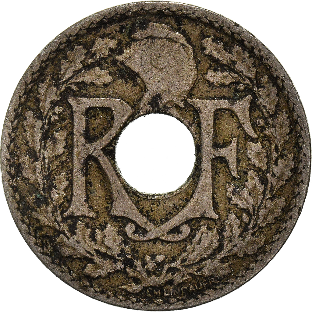 Moneda, Francia, 10 Centimes, 1920