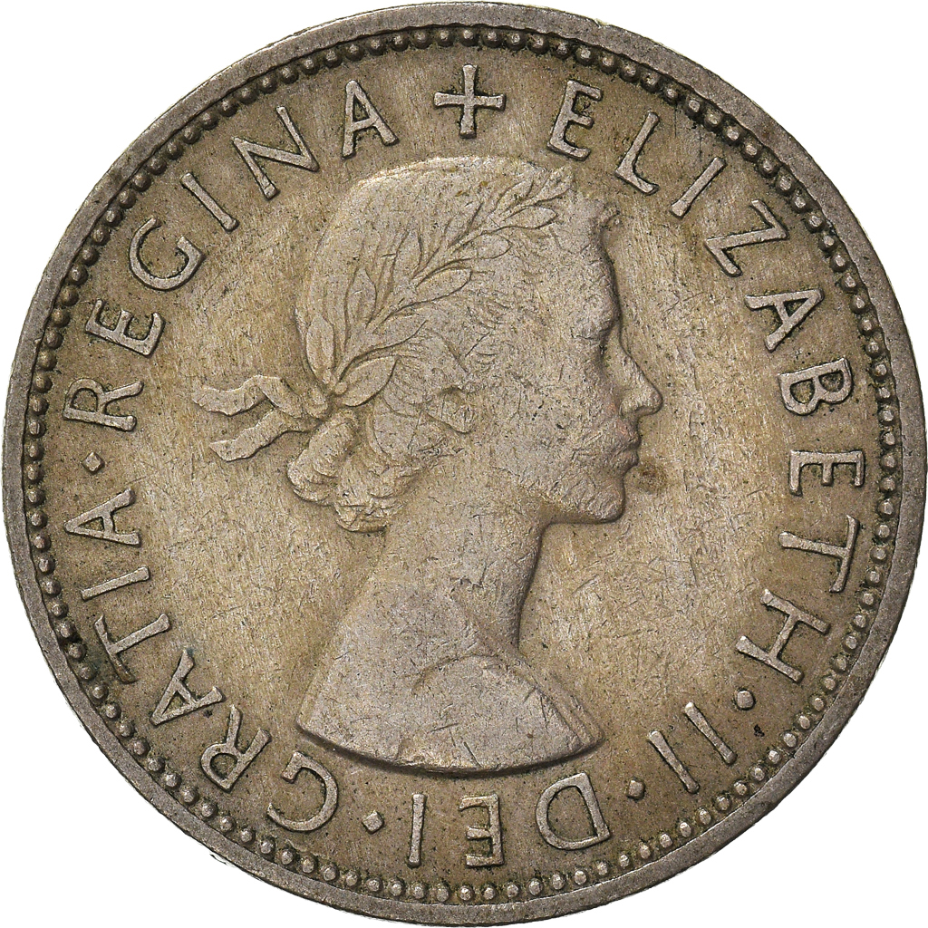 Moneda, Gran Bretaña, Florin, Two Shillings, 1963