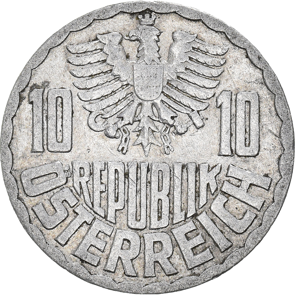 Moneda, Austria, 10 Groschen, 1955