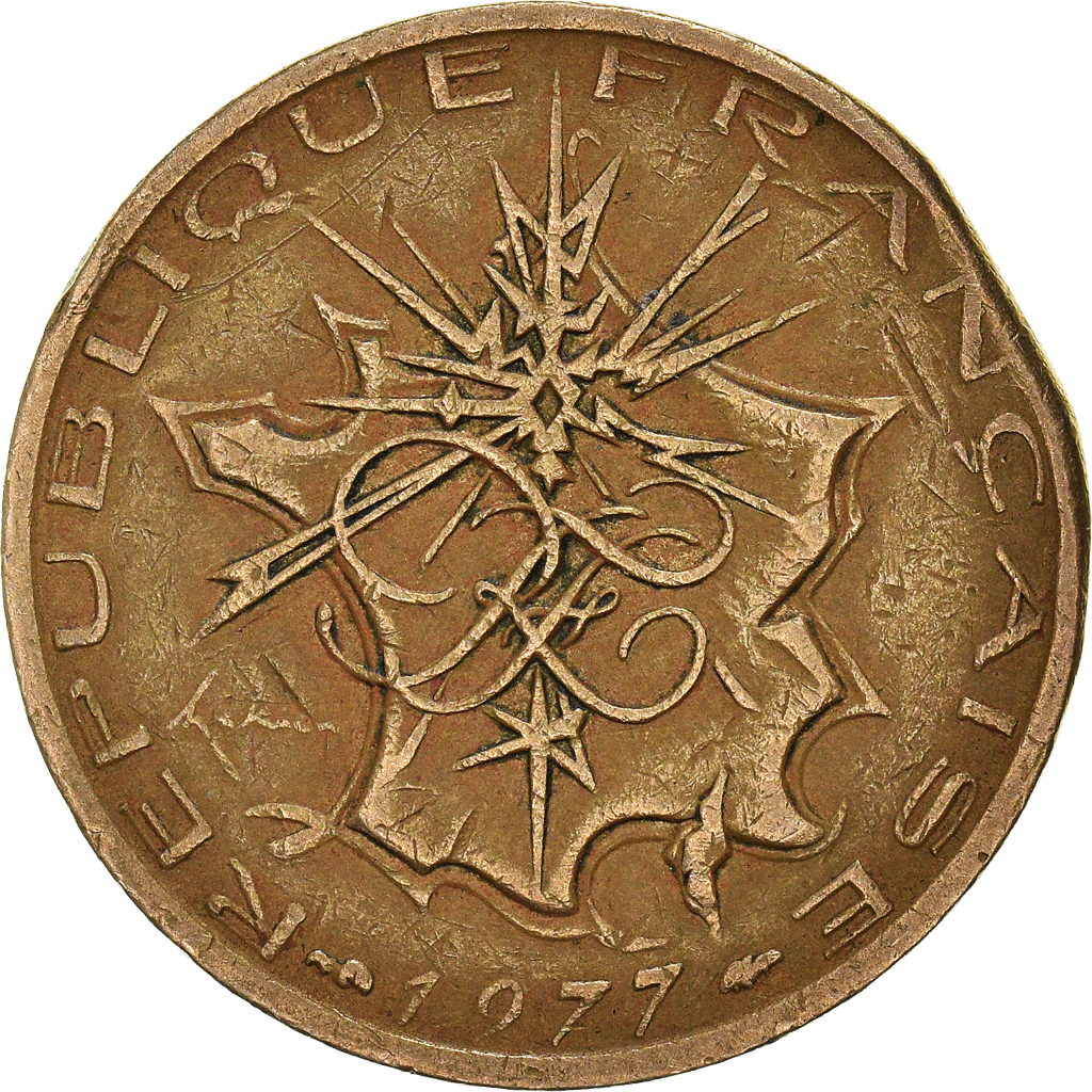 Moneda, Francia, 10 Francs, 1977