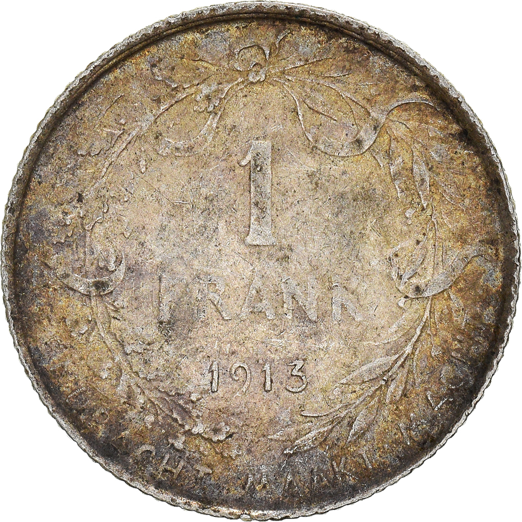 Moneda, Bélgica, Franc, 1913
