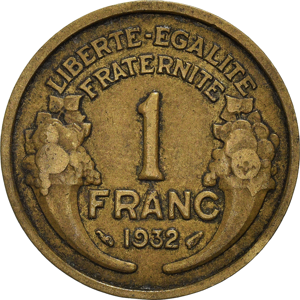 Moneda, Francia, Franc, 1932