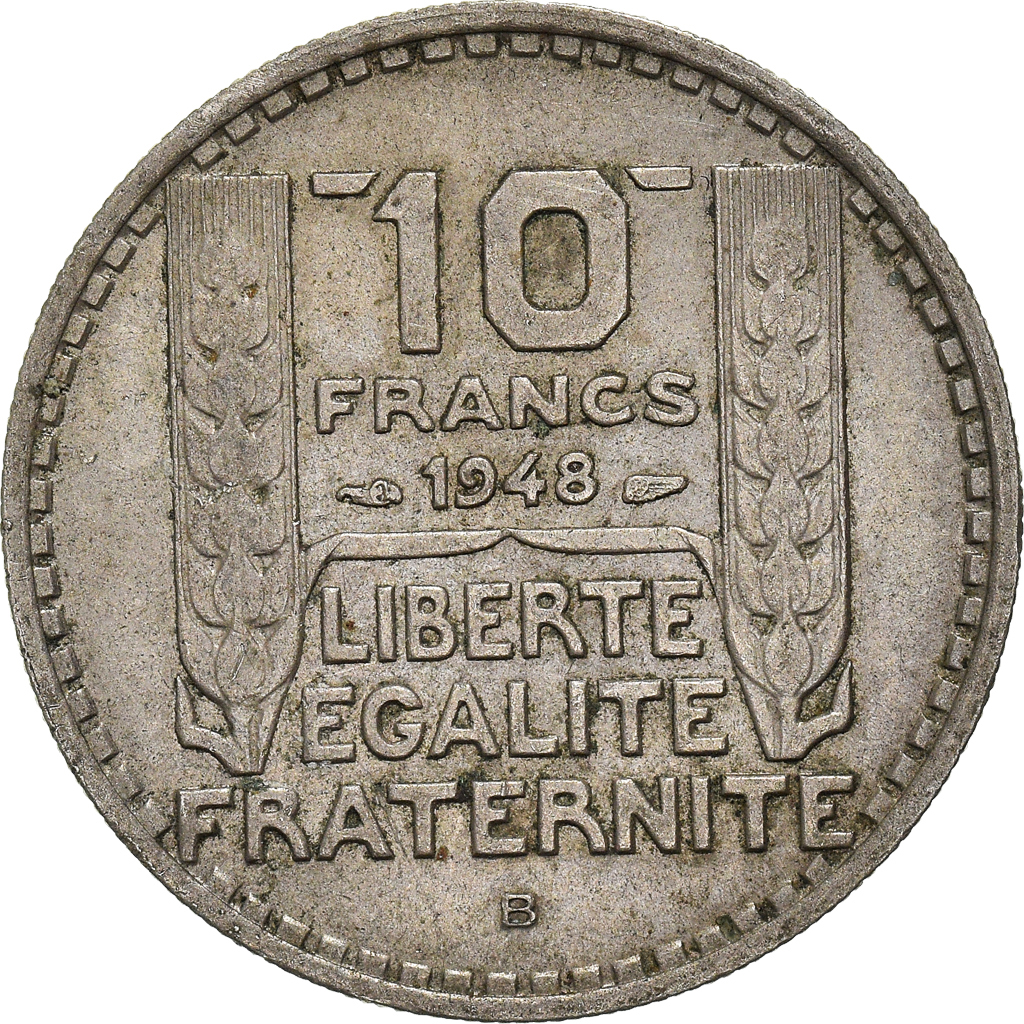 Moneda, Francia, 10 Francs, 1948