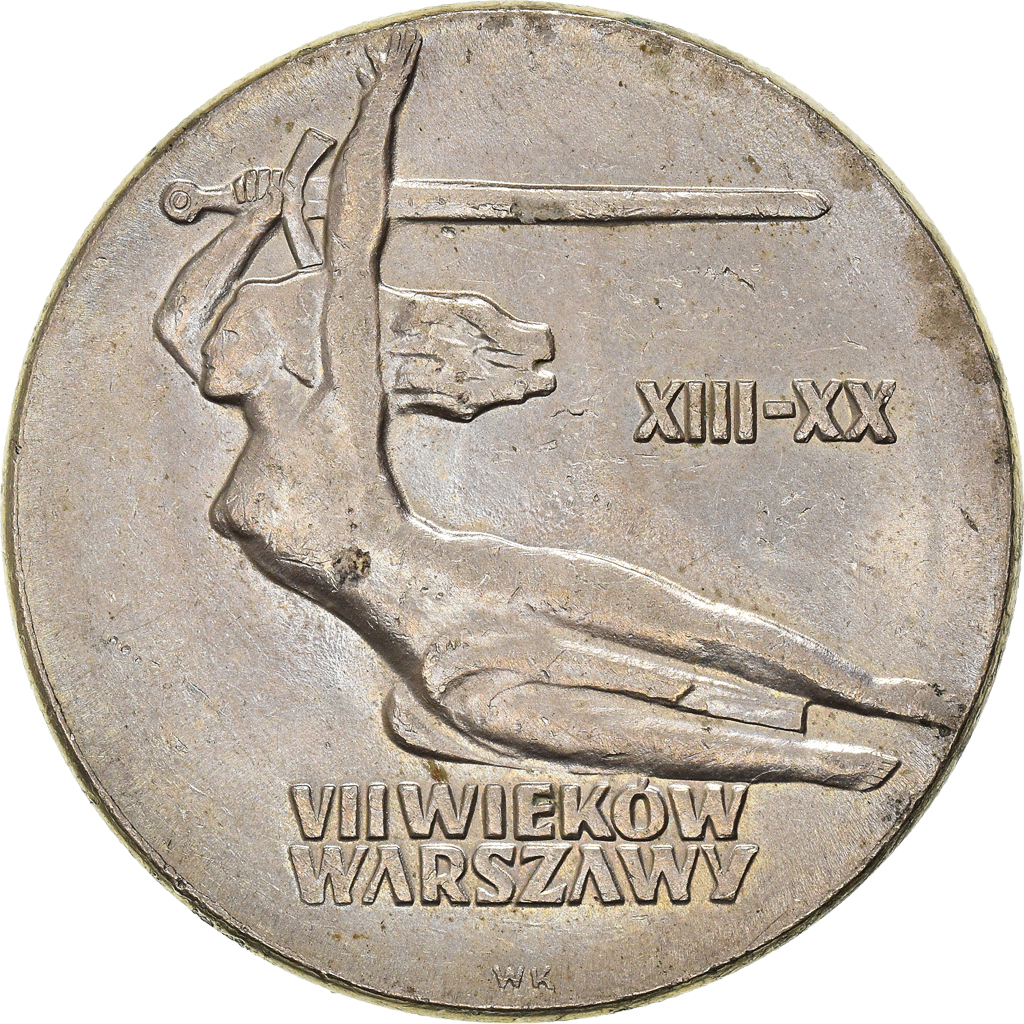 Moneda, Polonia, 10 Zlotych, 1965
