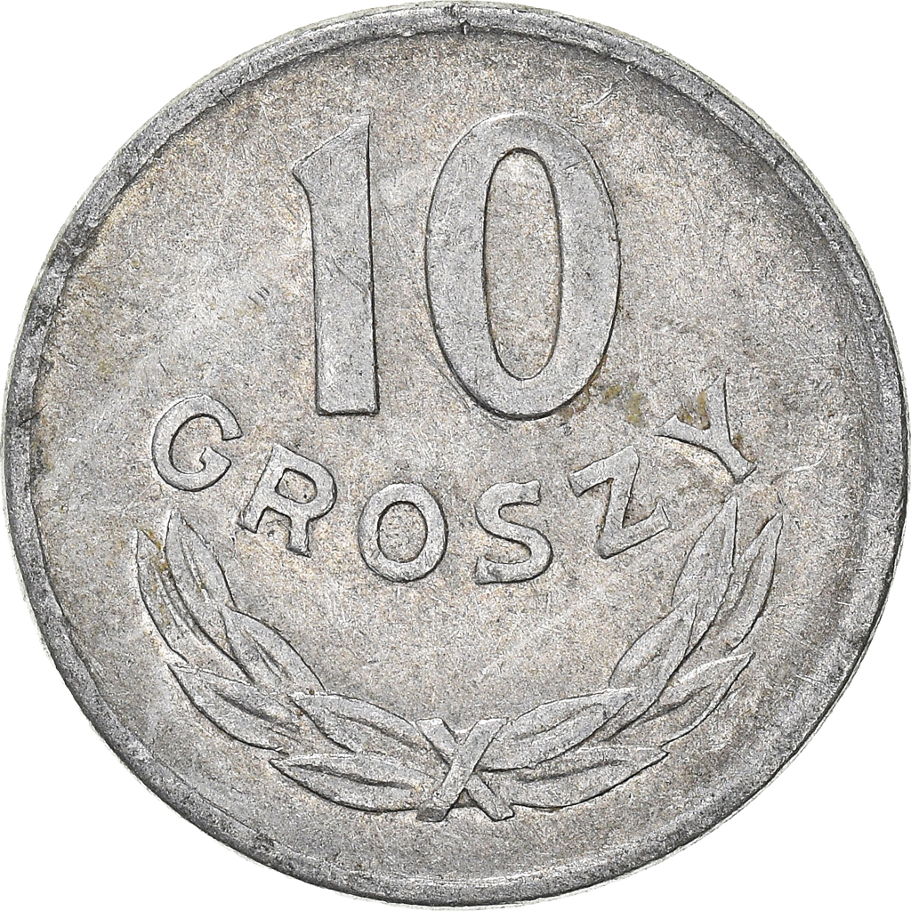 Moneda, Polonia, 10 Groszy, 1949