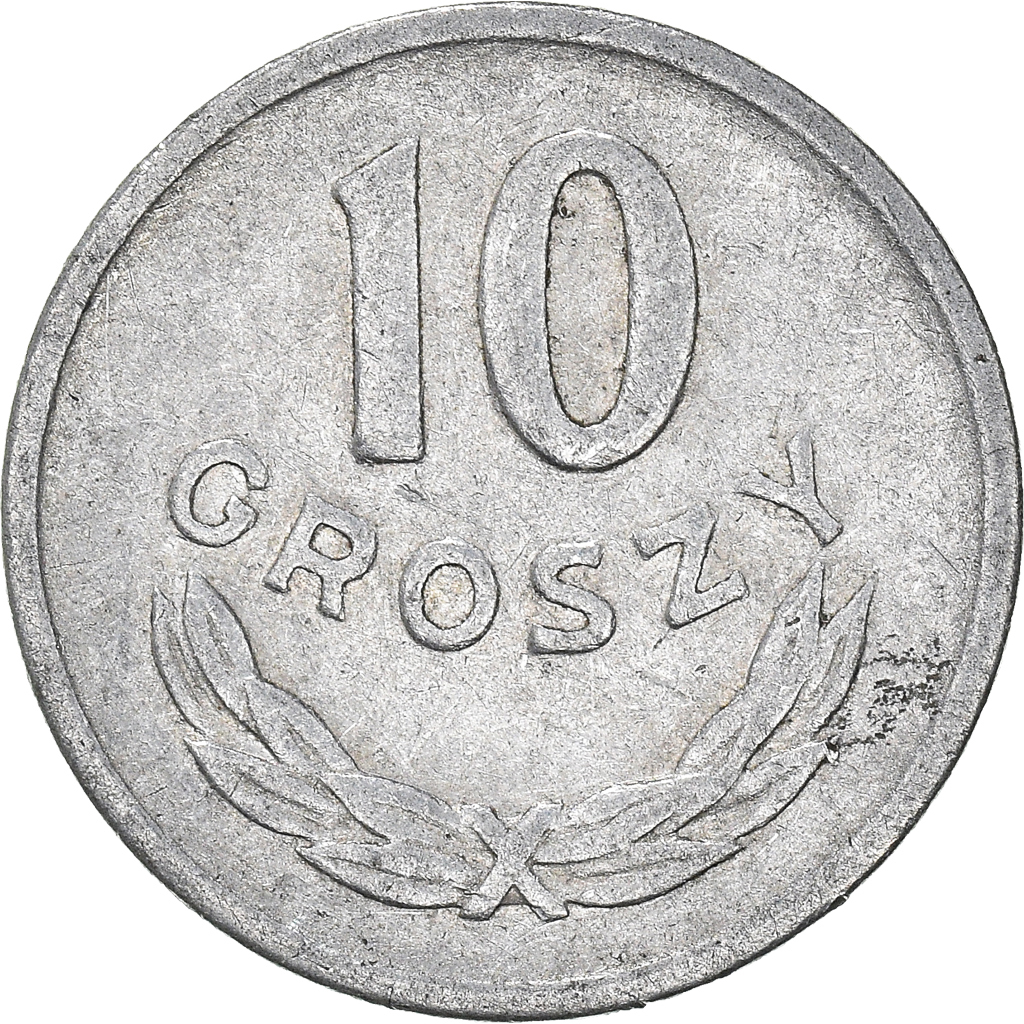 Moneda, Polonia, 10 Groszy, 1949