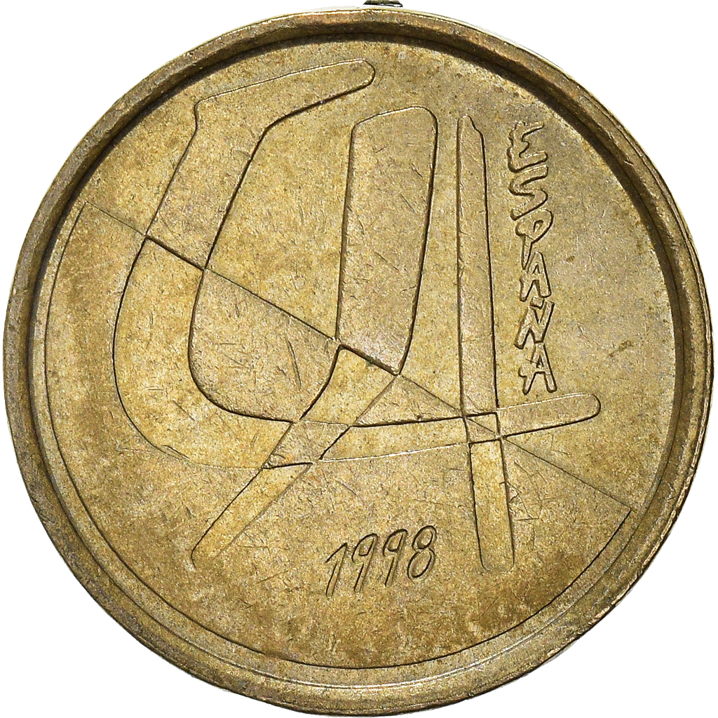 Moneda, España, 5 Pesetas, 1998