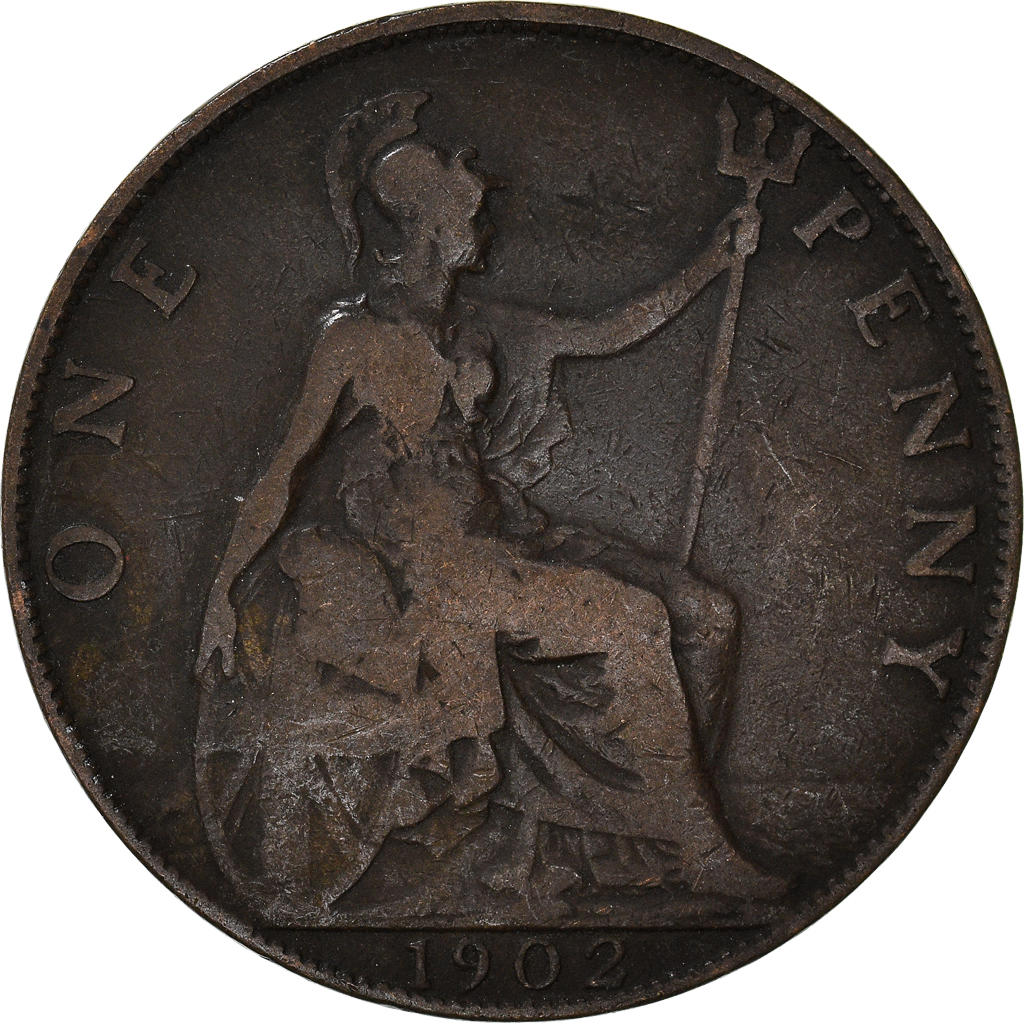 Moneda, Gran Bretaña, 1902