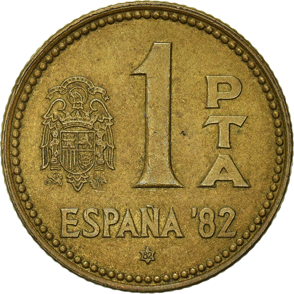 Moneda, España, Peseta, 1982