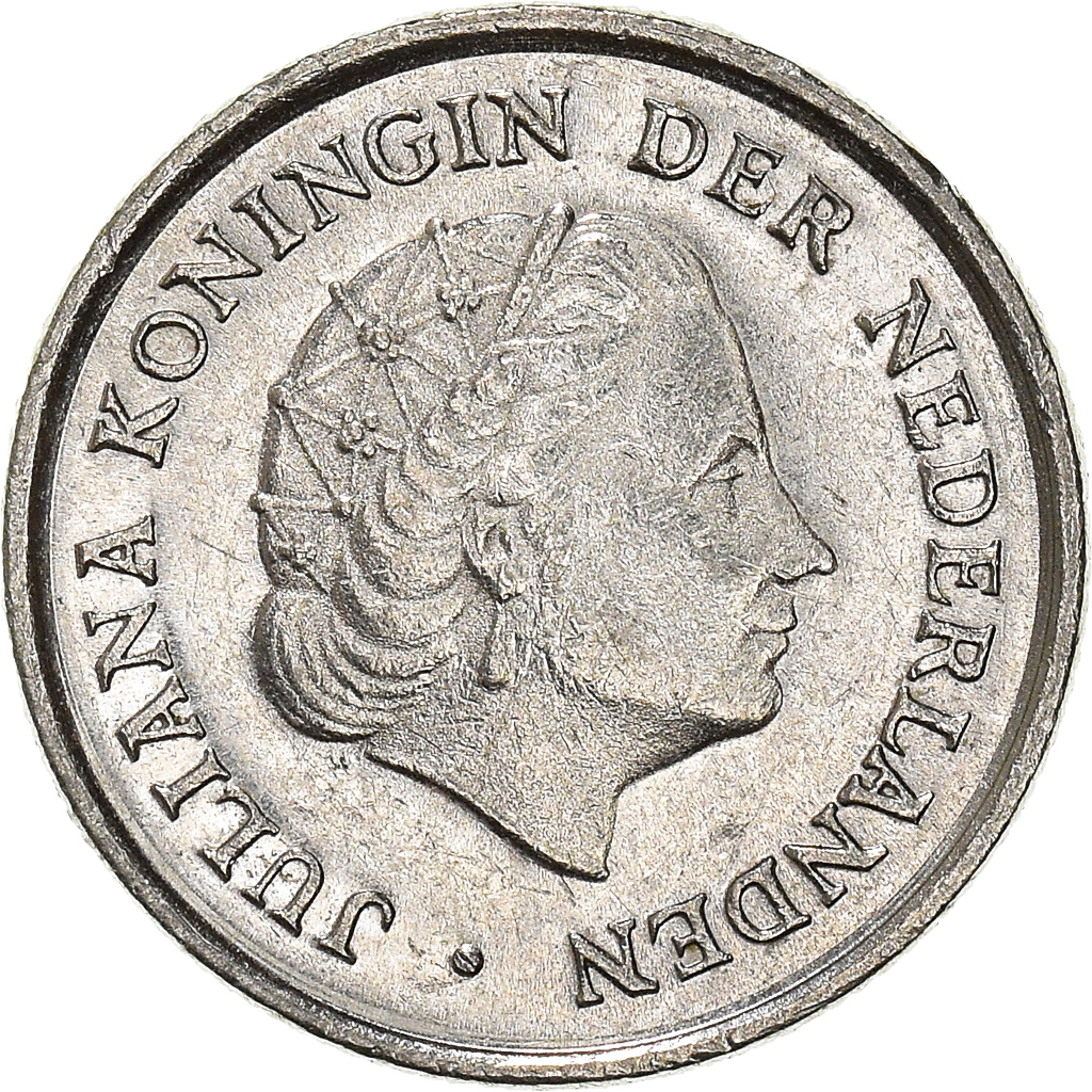 Moneda, Países Bajos, 10 Cents, 1980