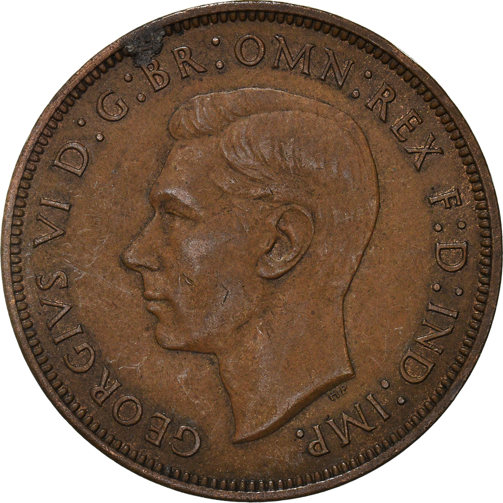 Moneda, Gran Bretaña, 1939