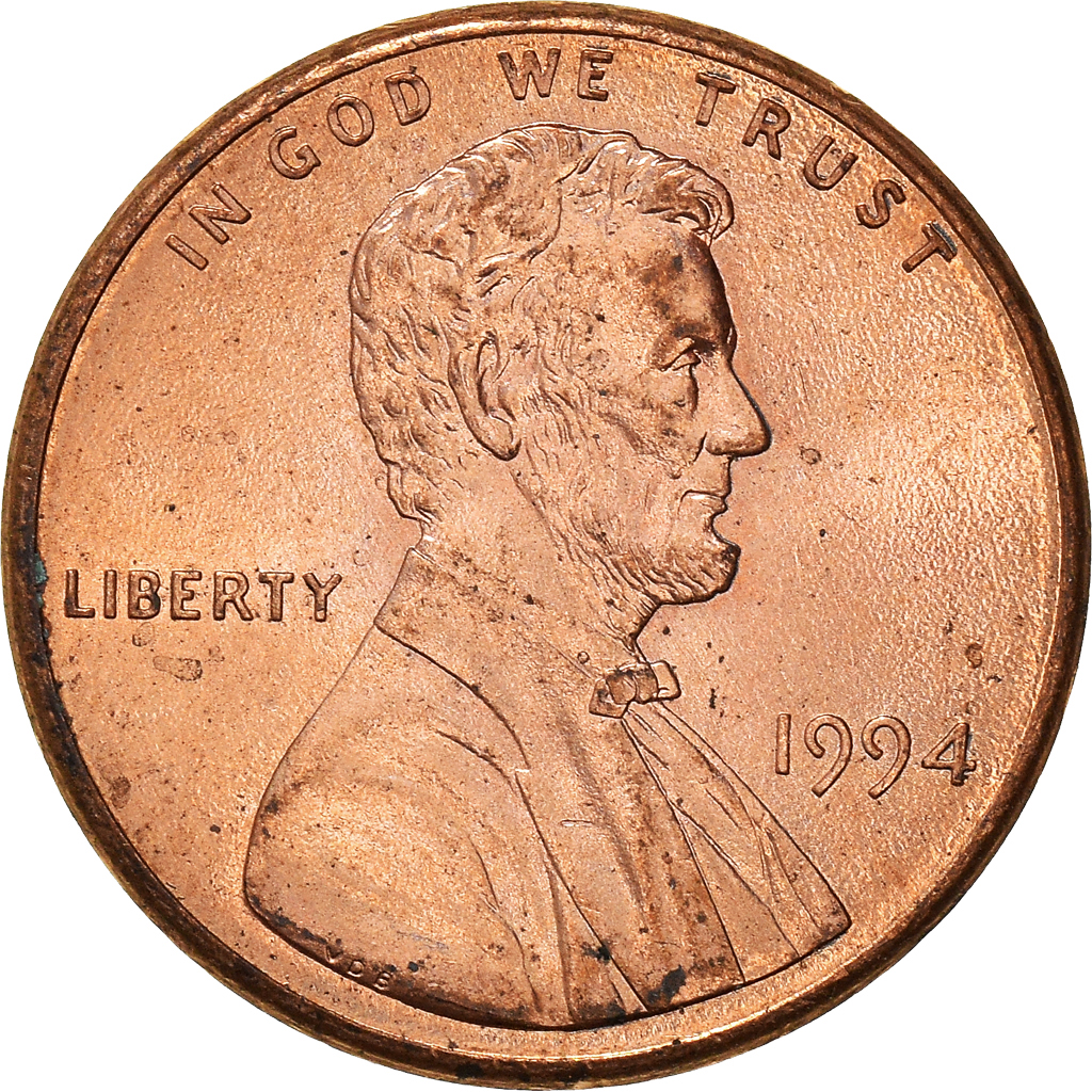 Moneda, Estados Unidos, Cent, 1994