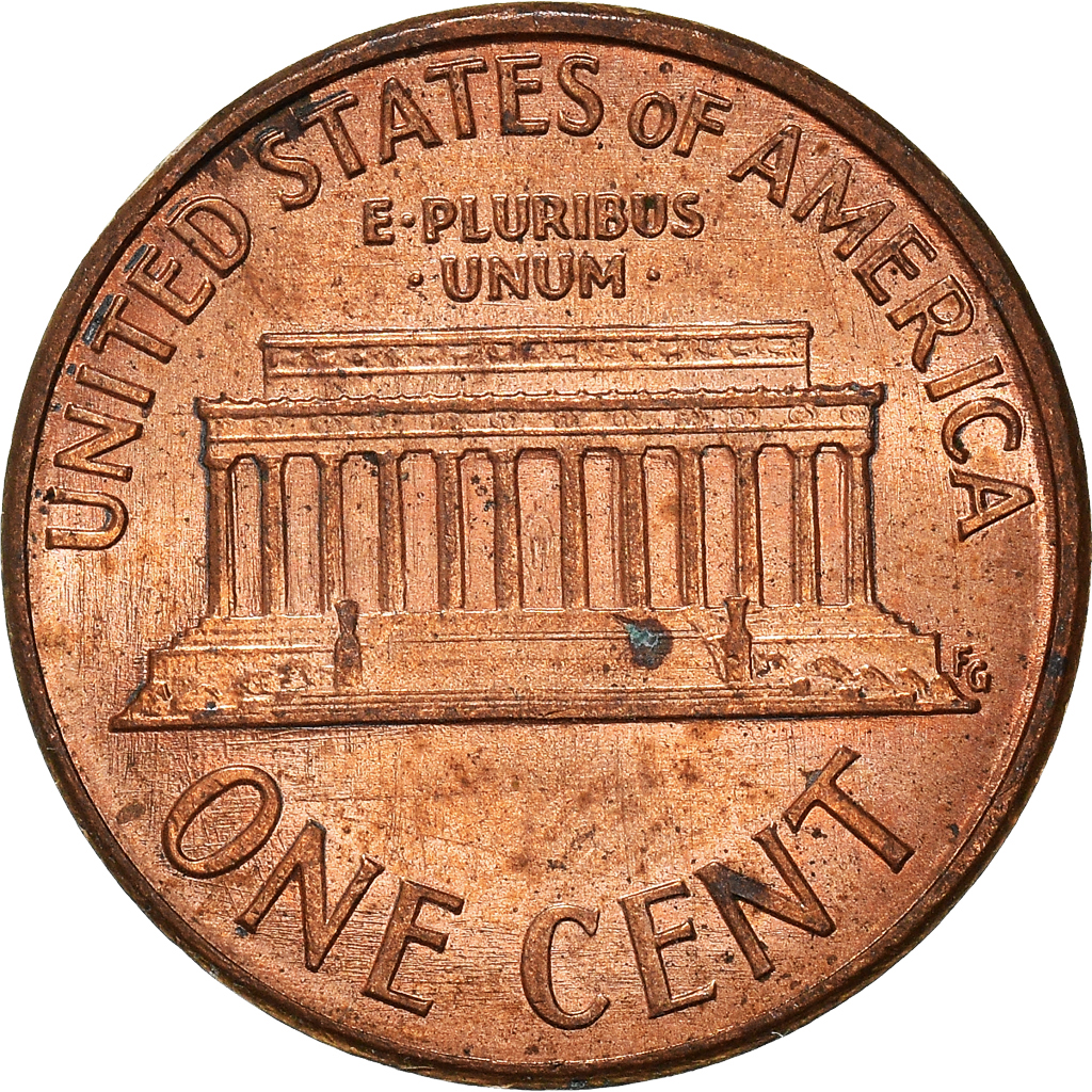 Moneda, Estados Unidos, Cent, 1989
