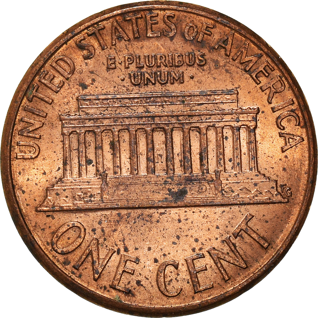 Moneda, Estados Unidos, Cent, 1990