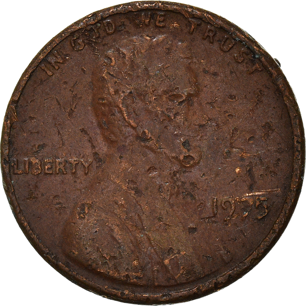 Moneda, Estados Unidos, Cent, 1975