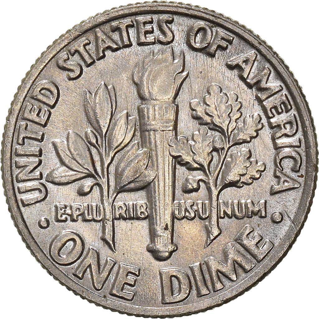 Moneda, Estados Unidos, Dime, 1985