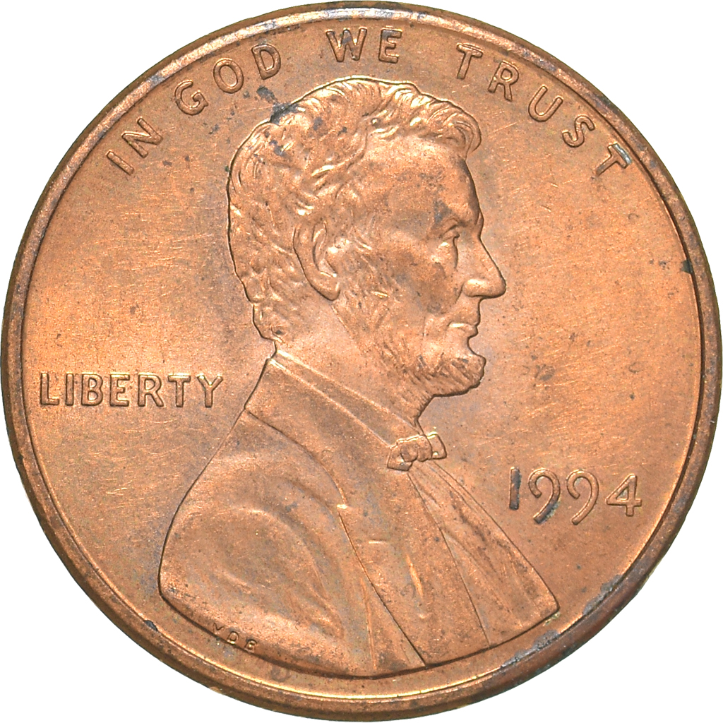 Moneda, Estados Unidos, Cent, 1994