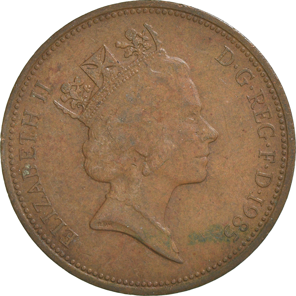 Moneda, Gran Bretaña, 2 Pence, 1985