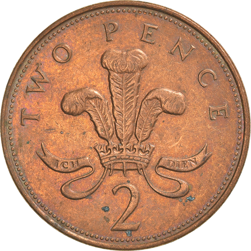 Moneda, Gran Bretaña, 2 Pence, 1997